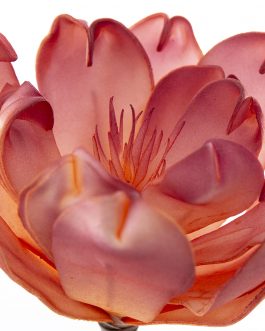 Flor foam rosa/naranja 20x20x37 cm