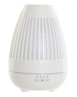 Difusor aroma  LED ABS 14x14x20 260ML blanco