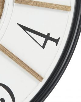 Reloj pared MDF/hierro  60x5x60 cm