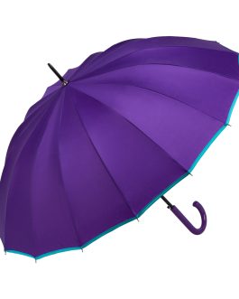 Paraguas 16 varillas liso mujer