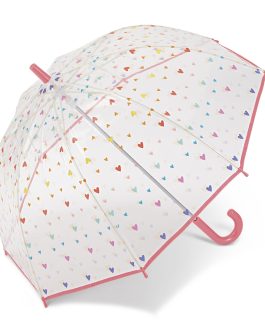 Paraguas Transparente Infantil Esprit Corazones