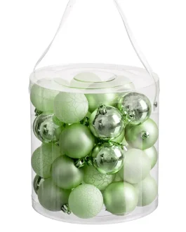 Set 40 bolas verdes 5x5x5 cm