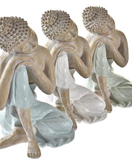 Figura resina Buda 13×12,5×18,5 cm