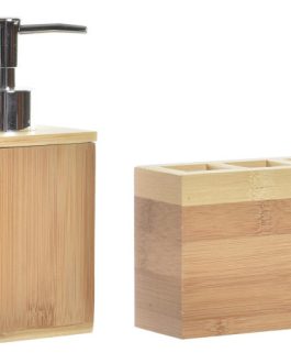 Baño set 2 bambú13x5x9 natural