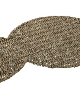 Mantel individual seagrass 50x33x1 pez natural