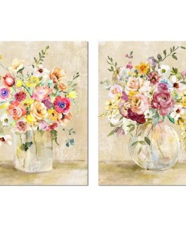 Cuadro Lienzo Flores 60x80x3cm