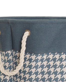 Cesta ropa poliester 45x45x45 cm
