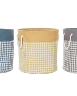 Cesta ropa poliester 45x45x45 cm