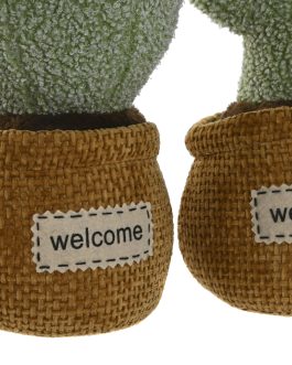 Sujetapuertas poliester 16x14x34-1,5 KG, cactus