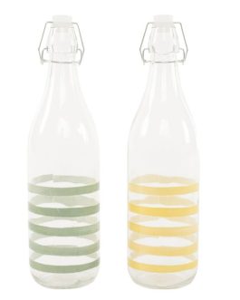 Botella rayas 1 litro