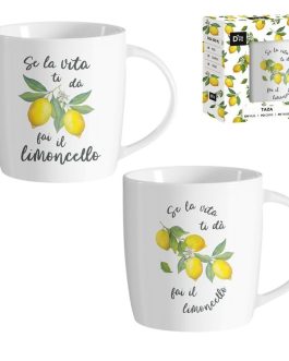 Taza limones 8x8x10 cm