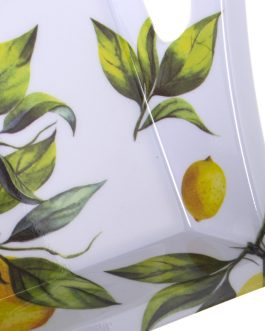 Bandeja Melamina C/asas Limones 44x31x5cm, Int:35×24,5cm