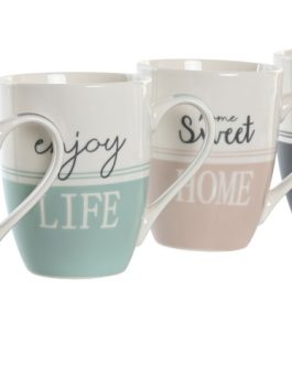Mug porcelana new bone 11,5×8,3×10,5cm, 340 ML