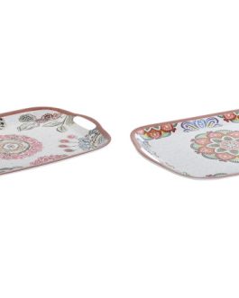 Bandeja melamina 36x26x2,5cm, mandala