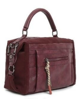 Bolso de mano y bandolera tacto teciopelo