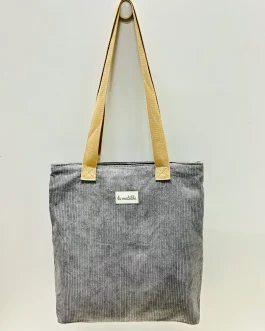 Bolsa Tote Bag Pana Antracita «La Matilda»