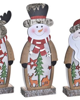 Decoración luminosa Led mdf 18x7x40,5cm