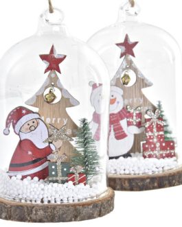 Decoración colgante cristal mdf