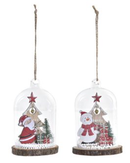 Decoración colgante cristal mdf