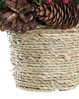 Centro de mesa piñas 19x19x19cm