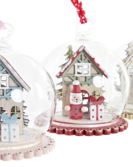 Decoración colgante casa 8x8x9cm