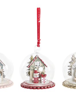 Decoración colgante casa 8x8x9cm
