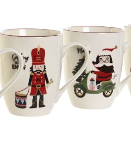 Taza porcelan  12x8x10,5cm, 340ml