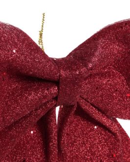 Lazo poliester rojo 29×2,5x14cm