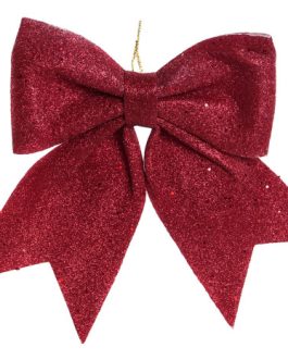 Lazo poliester rojo 29×2,5x14cm