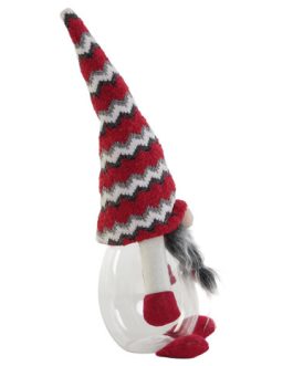 Figura gnomo poliester 17x12x37cm