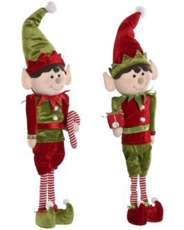 Figura elfo poliester 16x9x64 cm