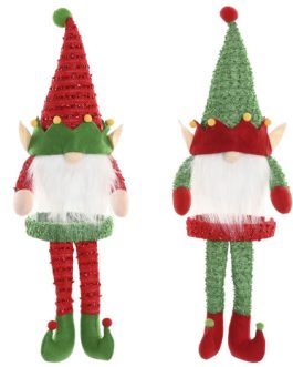 Figura poliester elfo 15x12x45cm