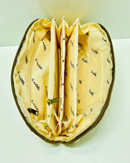 Portatodo sin asa Marrón Hilo Plata «la matilda»