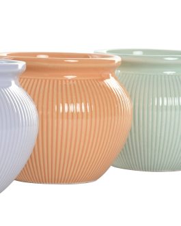 Macetero cerámica colores