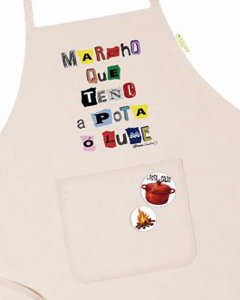 Delantal «marcho» con dos chapas