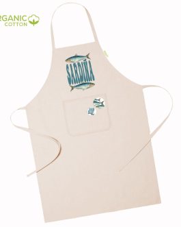 Delantal «Sardiña» con 2 chapas