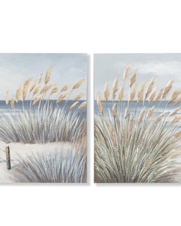 Cuadro lienzo playa 140x3x70 cm