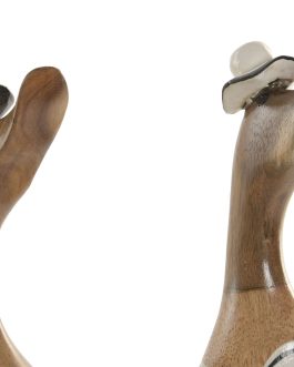 Figura bambú pato 16x13x35 cm