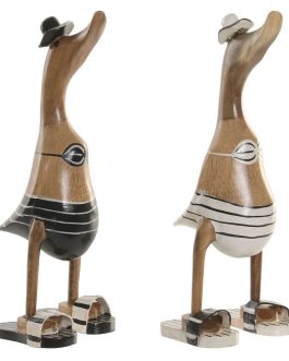 Figura bambú pato 16x13x35 cm