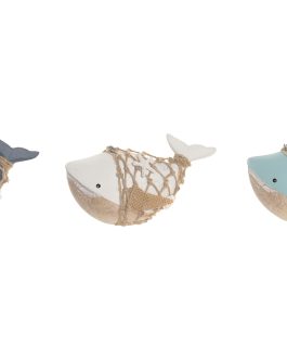 Figura MDF 18x8x11 cm, ballena