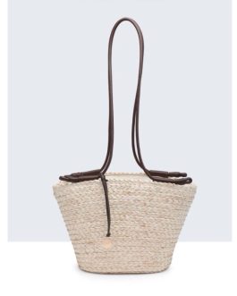 Cesto rafia con cordón