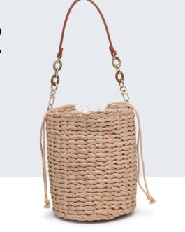 Bombonera rafia asa carey