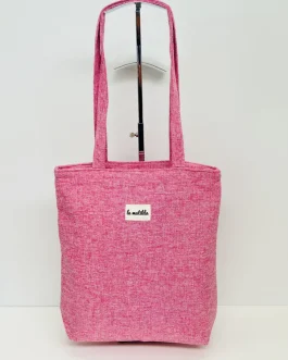 Bolsa tote «la matilda» color rosa