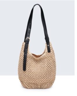 Bolso rafia doble asa