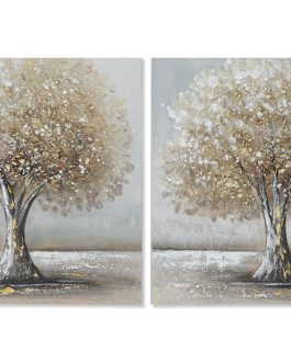 Cuadro lienzo árbol 50×2,5×50 cm