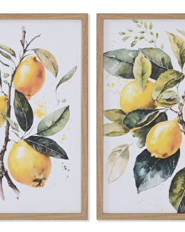 Cuadro lienzo limones 30×1,80×40 cm
