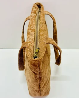 Bolsa tote «la matilda» tostado flores