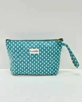 Neceser maxi «la matilda» lunares celeste
