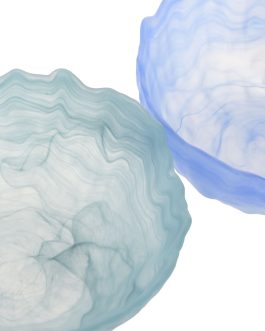 Centro de mesa cristal glaseado 15x15x7 cm