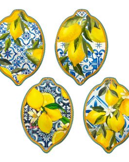 Salvamantel limones cerámica 15 x 21,50 x 0,50 cm